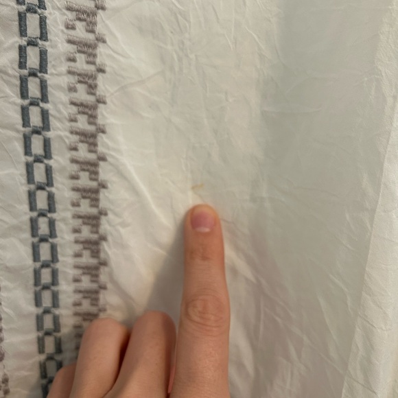 Johnny Was Sheer White Boho Embroidered V-neck Coverup Tunic - Picture 3 of 9